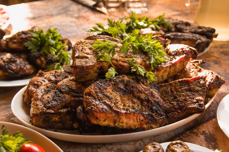 meat steak platter