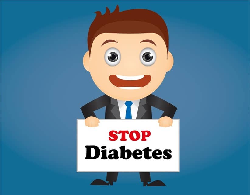 stop diabetes sign
