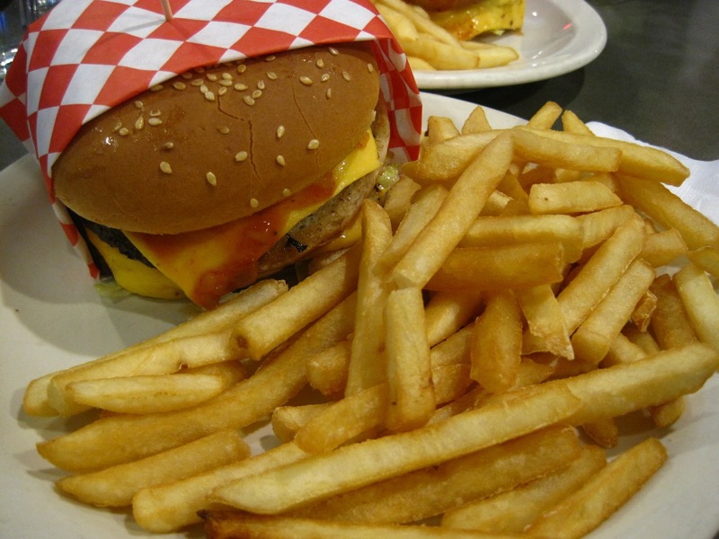hamburger-junk food