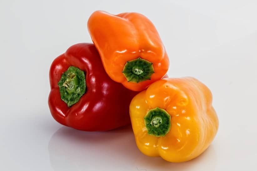 sweet colorful peppers